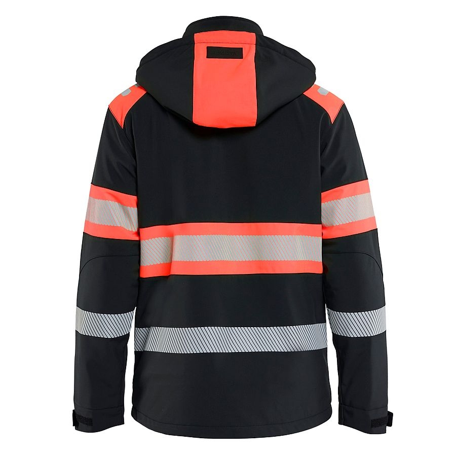 4489 Blakläder® High Vis Winter Softshelljacke