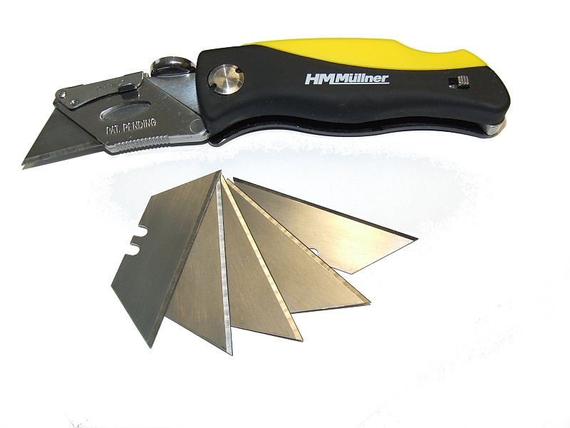 Profi Cuttermesser inkl. 6 Trapezklingen T8018 Profi Cuttermesser inkl. 6 Trapezklingen T8018