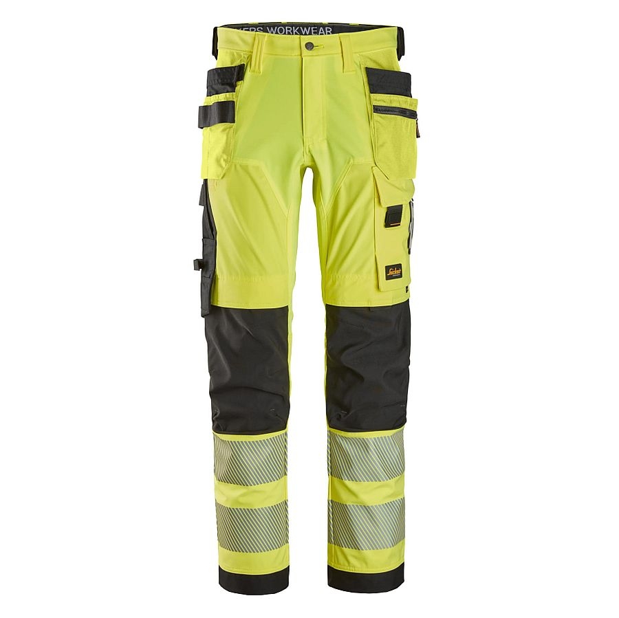 6232 Snickers High-Vis Arbeitshose Klasse 2