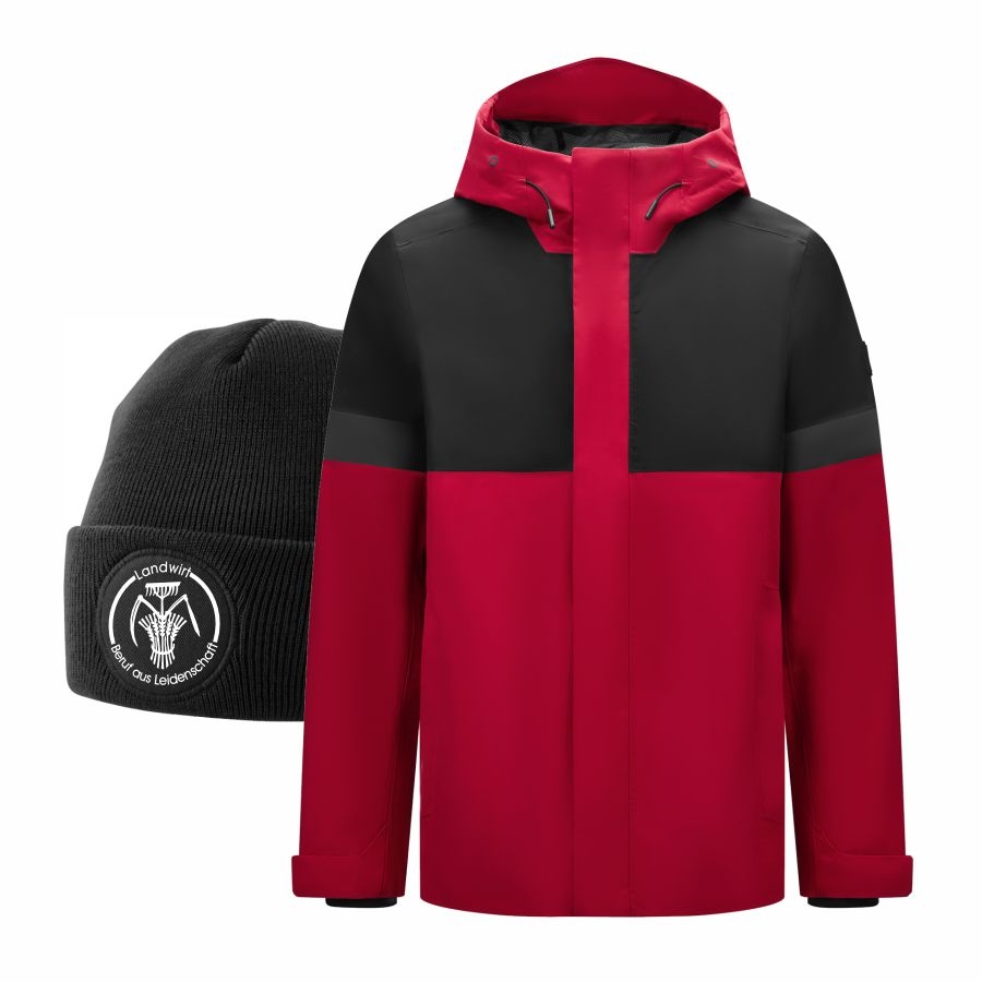 78136 FHB Regenjacke Luca + Beanie Landwirt
