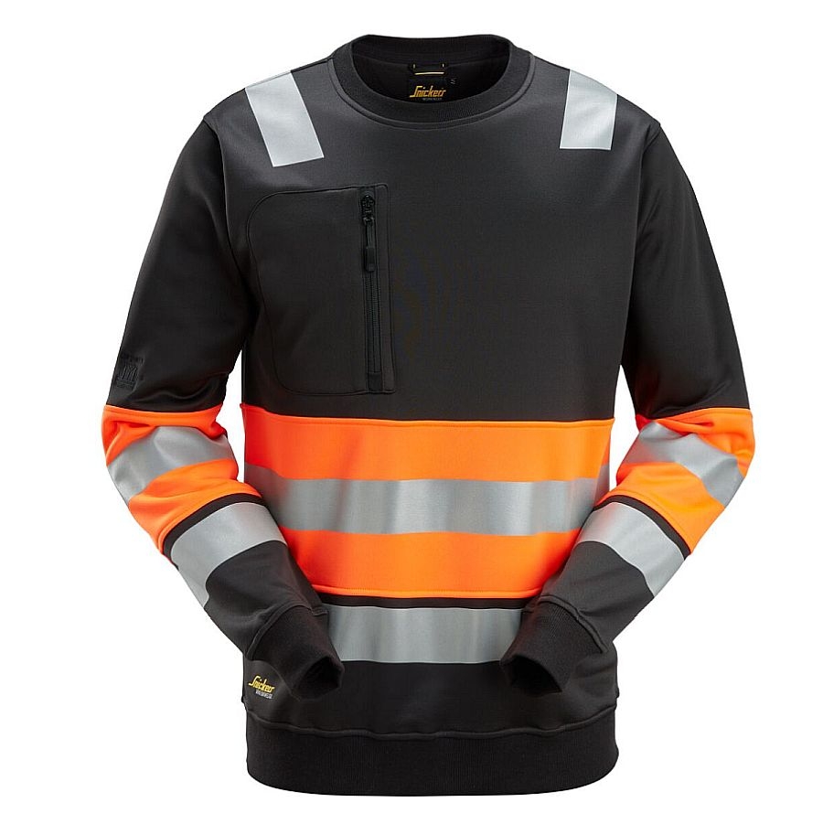 8031 Snickers Sweatshirt Warnschutz Klasse 1