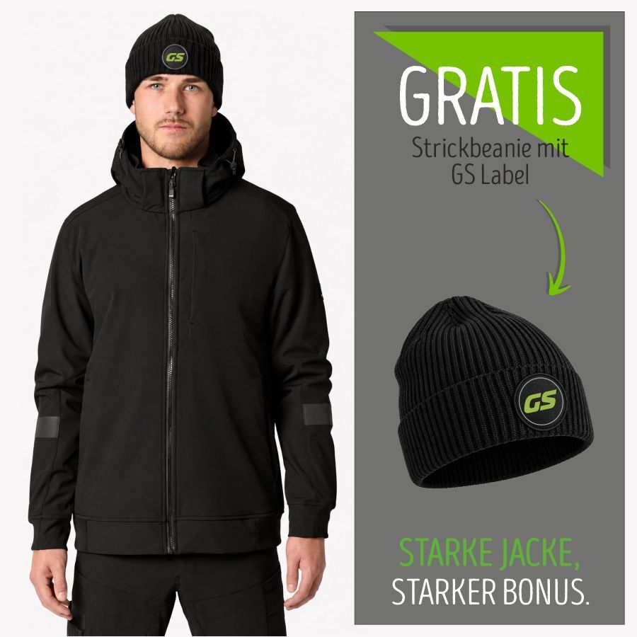 79301 FHB Softshell Jacke Falko + Beanie