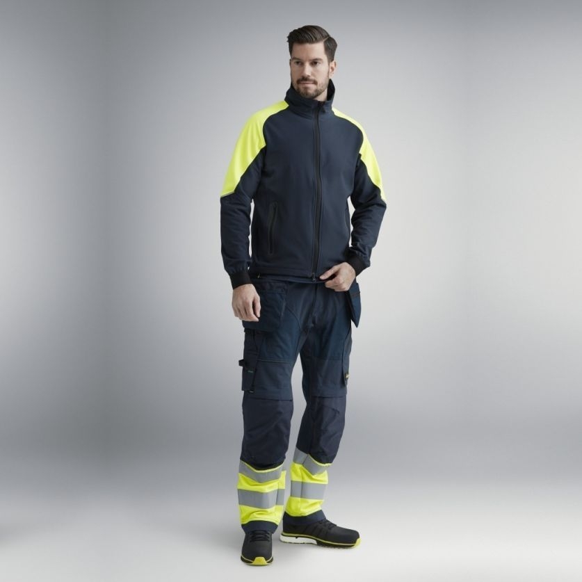 8028 Snickers FlexiWork Neon Arbeitsjacke 8028 Snickers FlexiWork Neon Arbeitsjacke