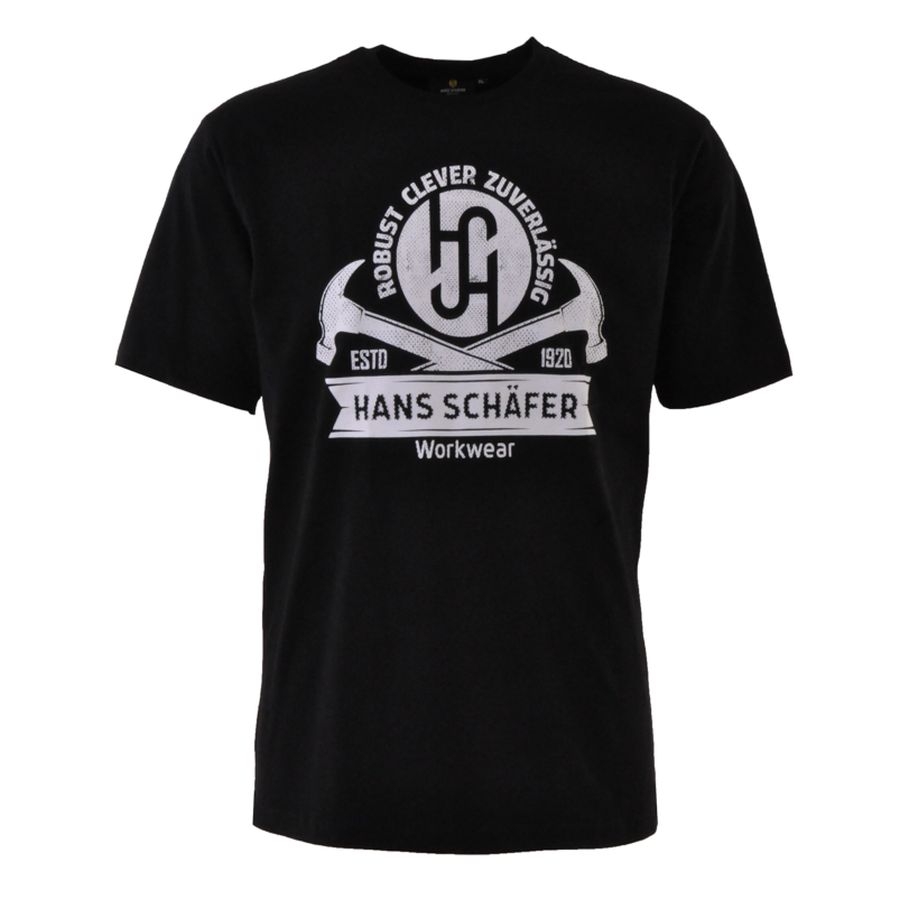 80588 Hans Schäfer T-Shirt Basic bedruckt