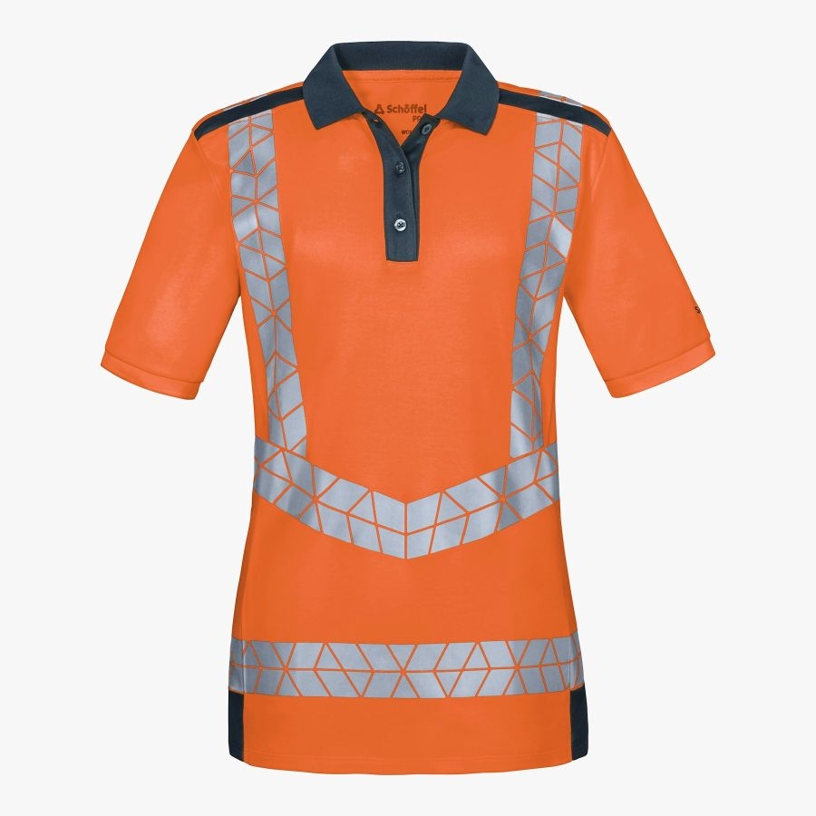 floureszierendes orange|navy - 5002