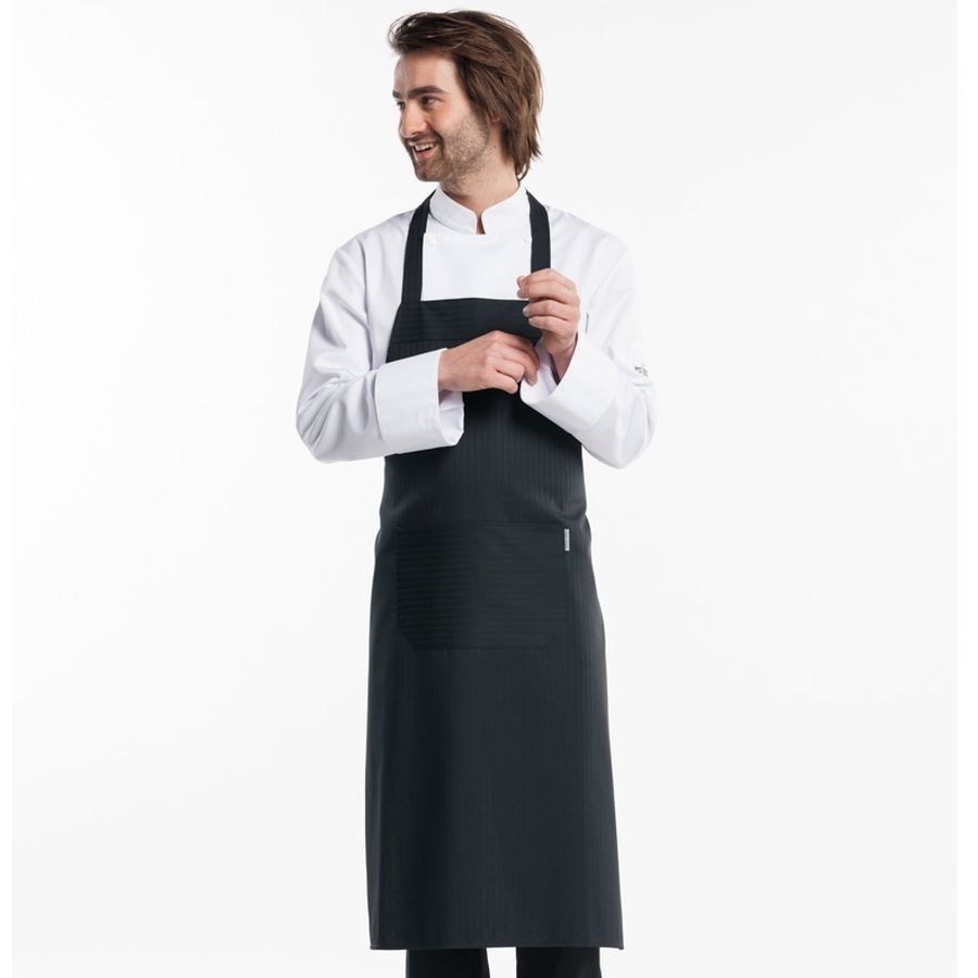 533 Chaud Devant® Latzschürze Santino Black 533 Chaud Devant® Latzschürze Santino Black