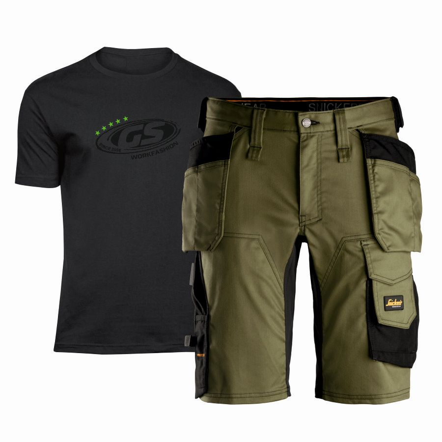 6141 Snickers Short m. Holstertaschen+Gratis Shirt