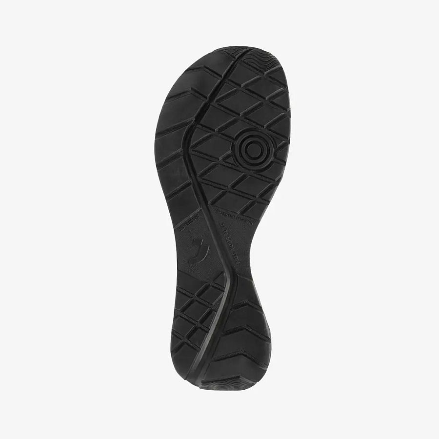 Laufsohle mit rutschhemmendem Profil – flexible Abrollzone im Vorfuß
