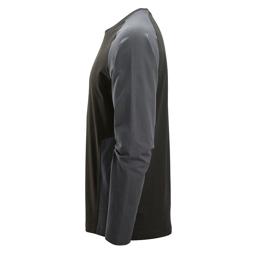 2450 Snickers Zweifarbiges Langarmshirt Baumwolle