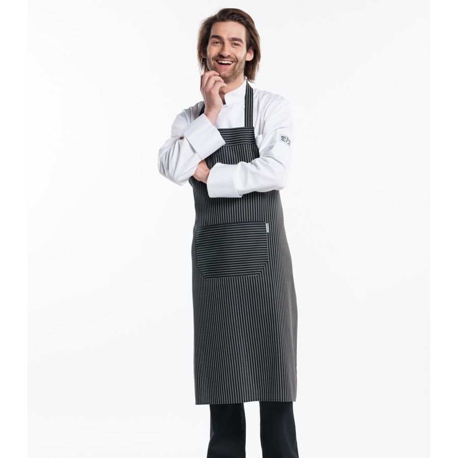 525 Chaud Devant® Latzschürze Ligne Noir 525 Chaud Devant® Latzschürze Ligne Noir