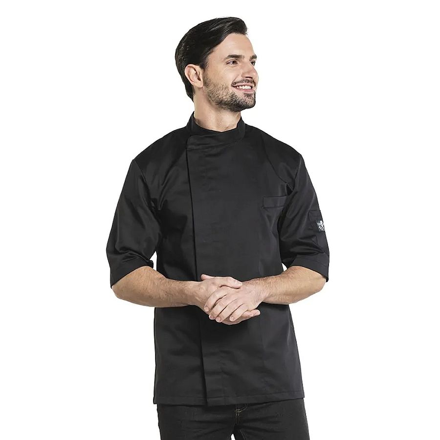 939 Chaud Devant® Kochjacke Bacio schwarz Kurzarm 939 Chaud Devant® Kochjacke Bacio schwarz Kurzarm