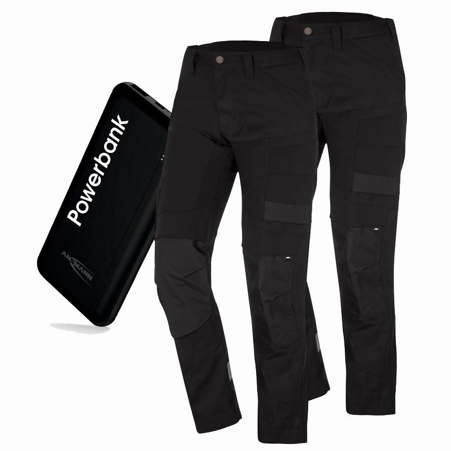 122110 FHB Arbeitshose Leo 2er Pack + Powerbank