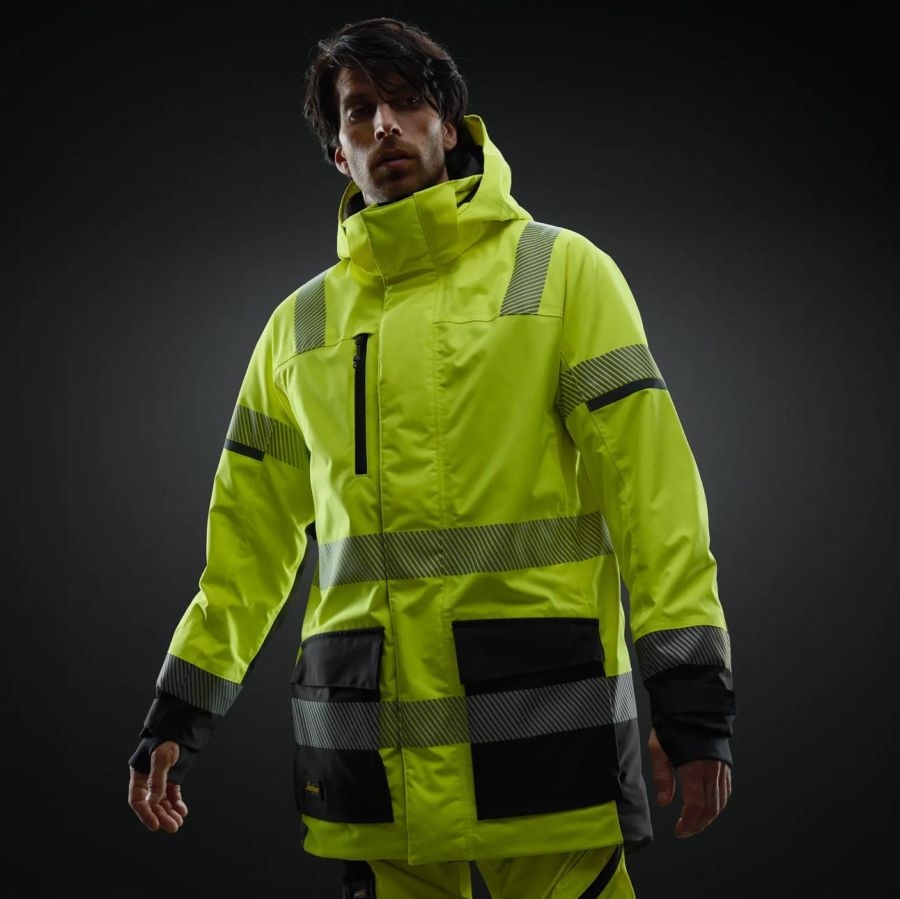 1831 Snickers Warnschutz Stretchparka Klasse 3