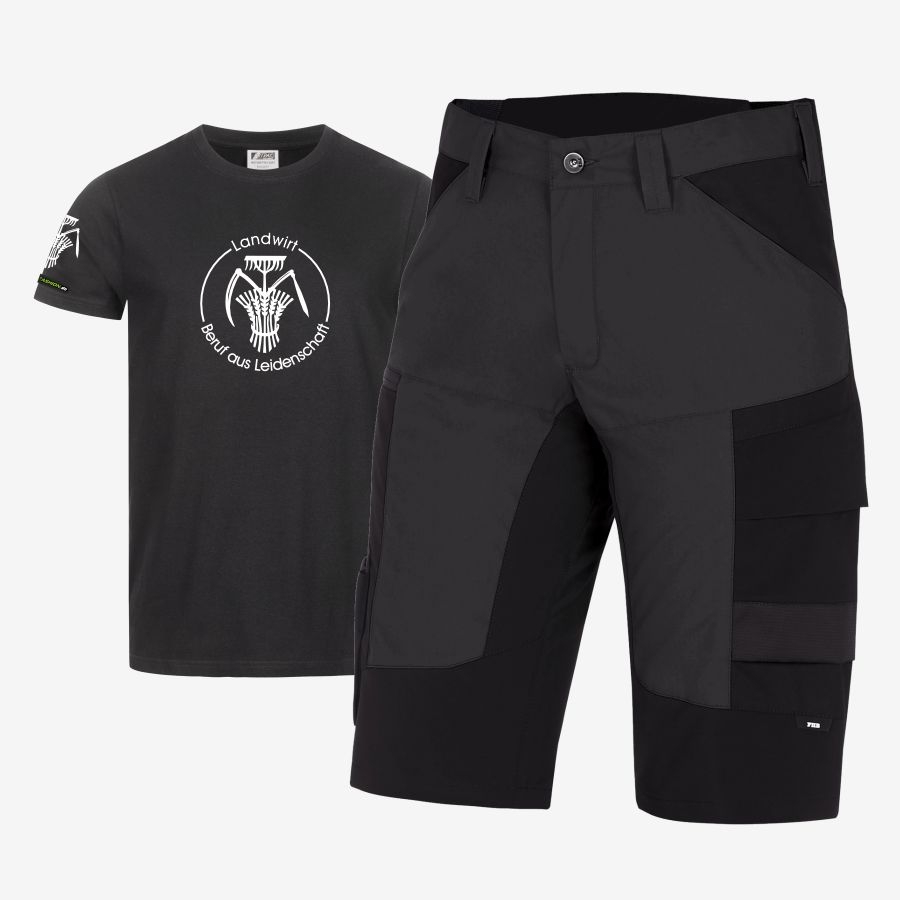123130 FHB Short Kim Stretch+Gratis Shirt Landwirt