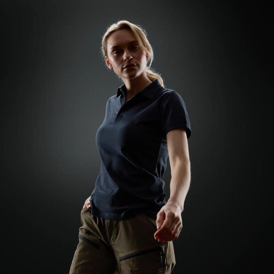 2727 Snickers Damen Poloshirt Slim Fit Mischgewebe
