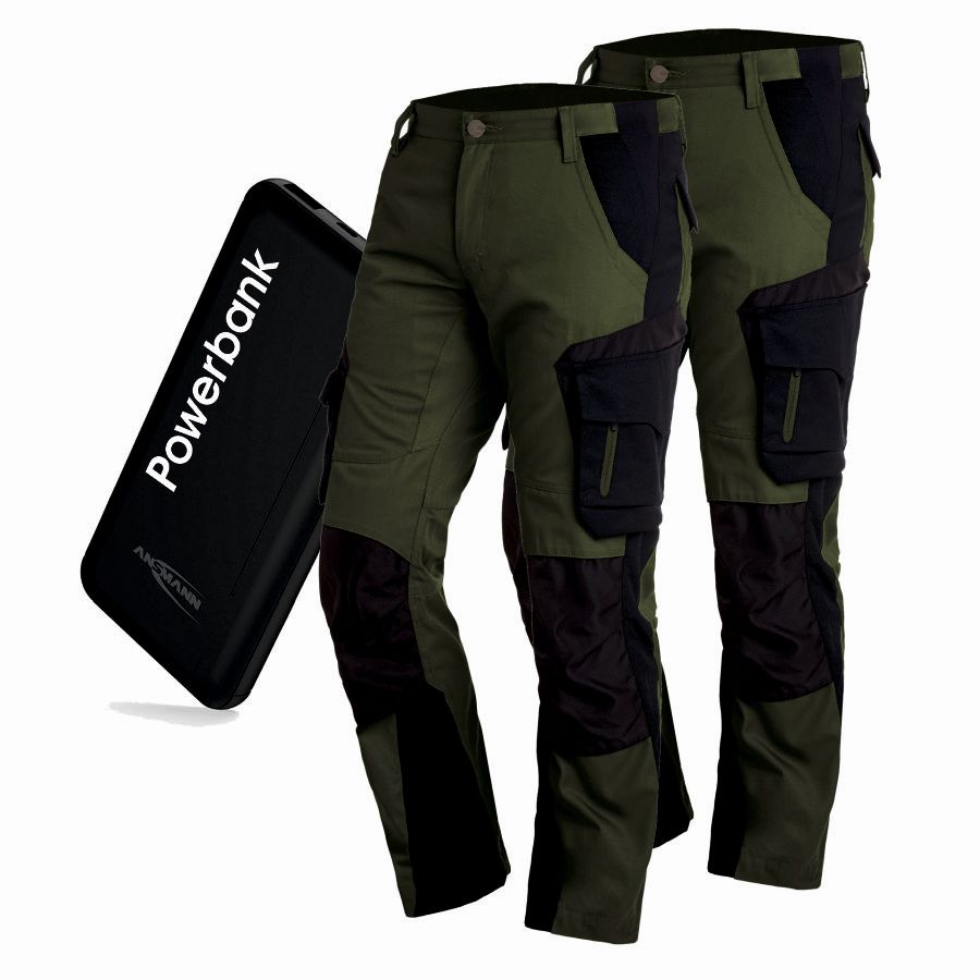 125100 FHB Arbeitshose Florian 2er Pack+Powerbank 125100 FHB Arbeitshose Florian 2er Pack+Powerbank