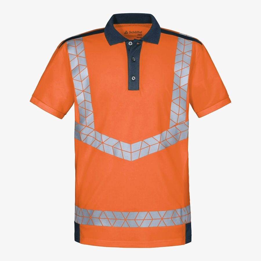 floureszierendes orange|navy - 5002