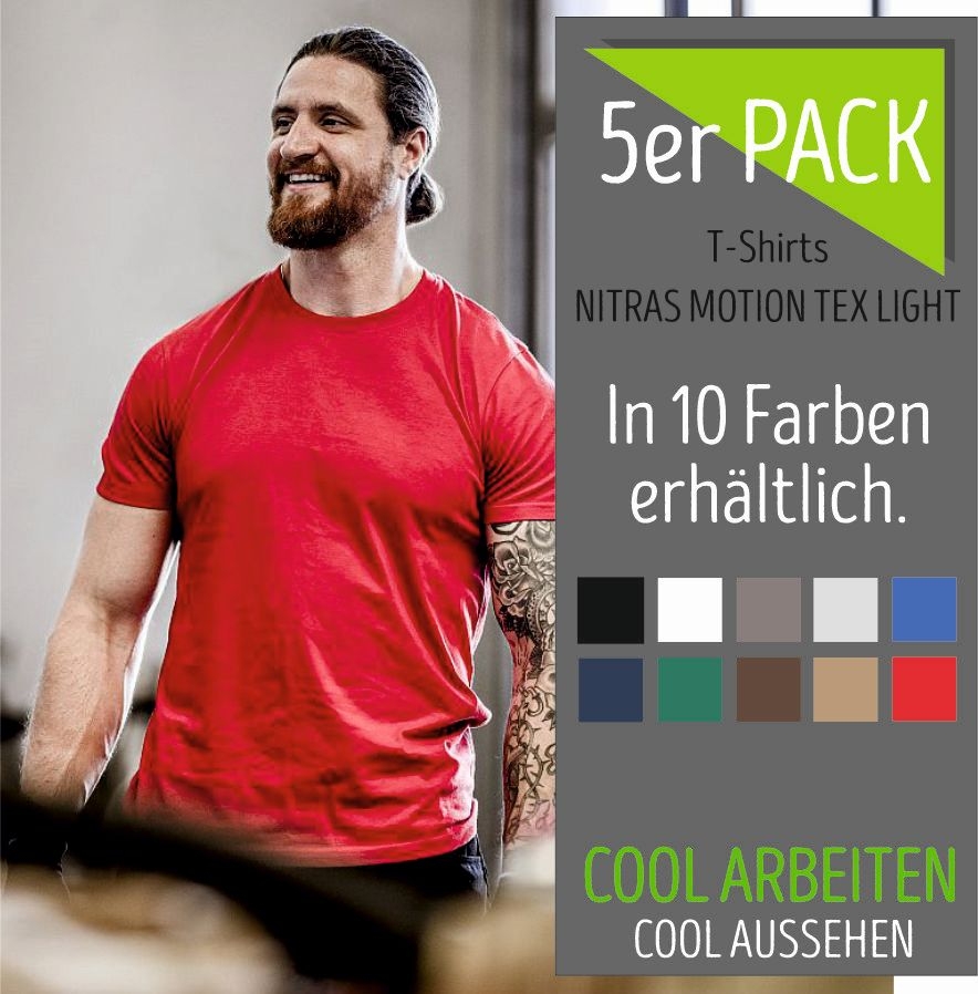 7004 NITRAS T-Shirt Motion TEX Light 5er Pack 7004 NITRAS T-Shirt Motion TEX Light 5er Pack