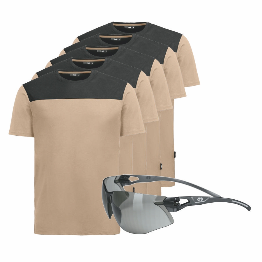 822200 FHB 5 T-Shirts Knut + Sonnenbrille
