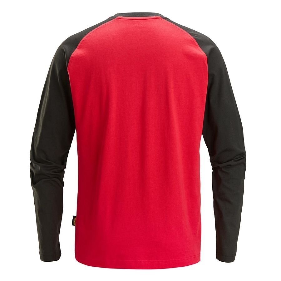 2450 Snickers Zweifarbiges Langarmshirt Baumwolle