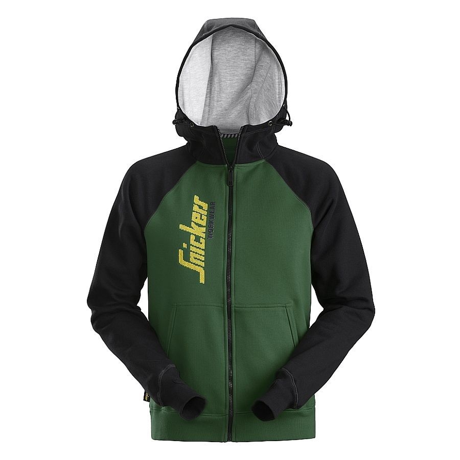 2888 Snickers Logo Hoodie mit Reißverschluss 2888 Snickers Logo Hoodie mit Reißverschluss