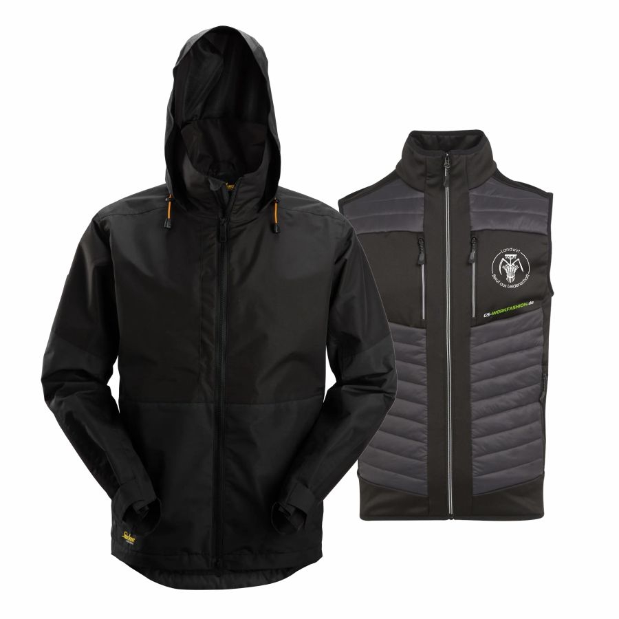 1304 Snickers Allr.Work Shelljacke+Weste Landwirt