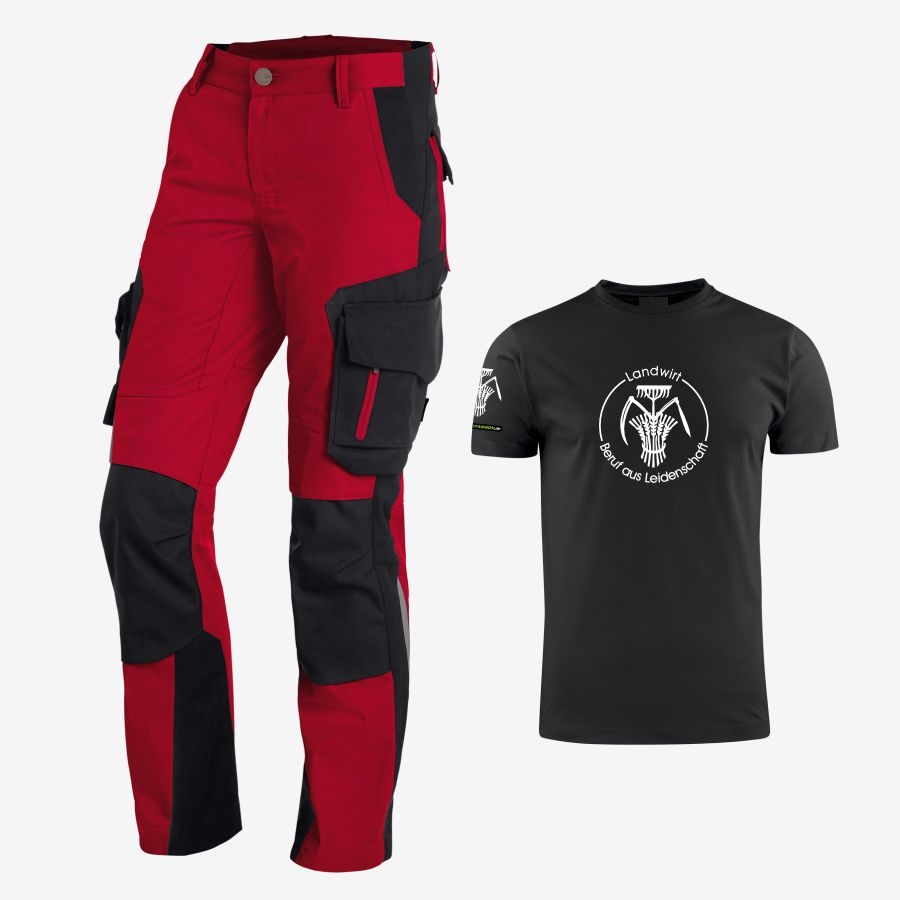 125600 FHB Damen Arbeitshose Alma+T-Shirt Landwirt