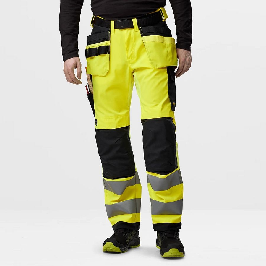 6238 Snickers High-Vis Arbeitshose Klasse 2