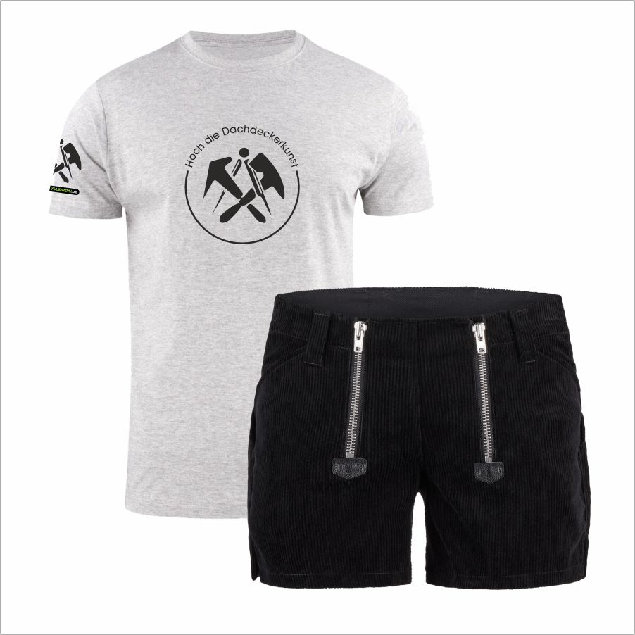 20031 FHB Zunft Short Ferdinand + Dachdecker Shirt