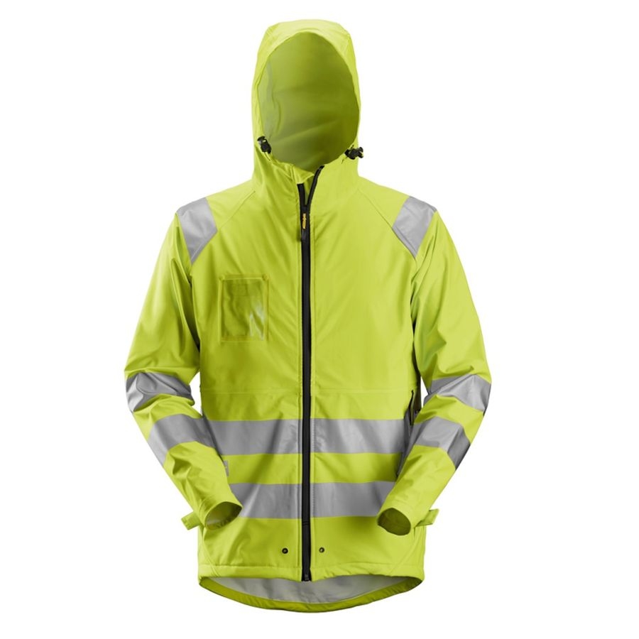 8233 Snickers PU Regen Jacke Hi-Vis