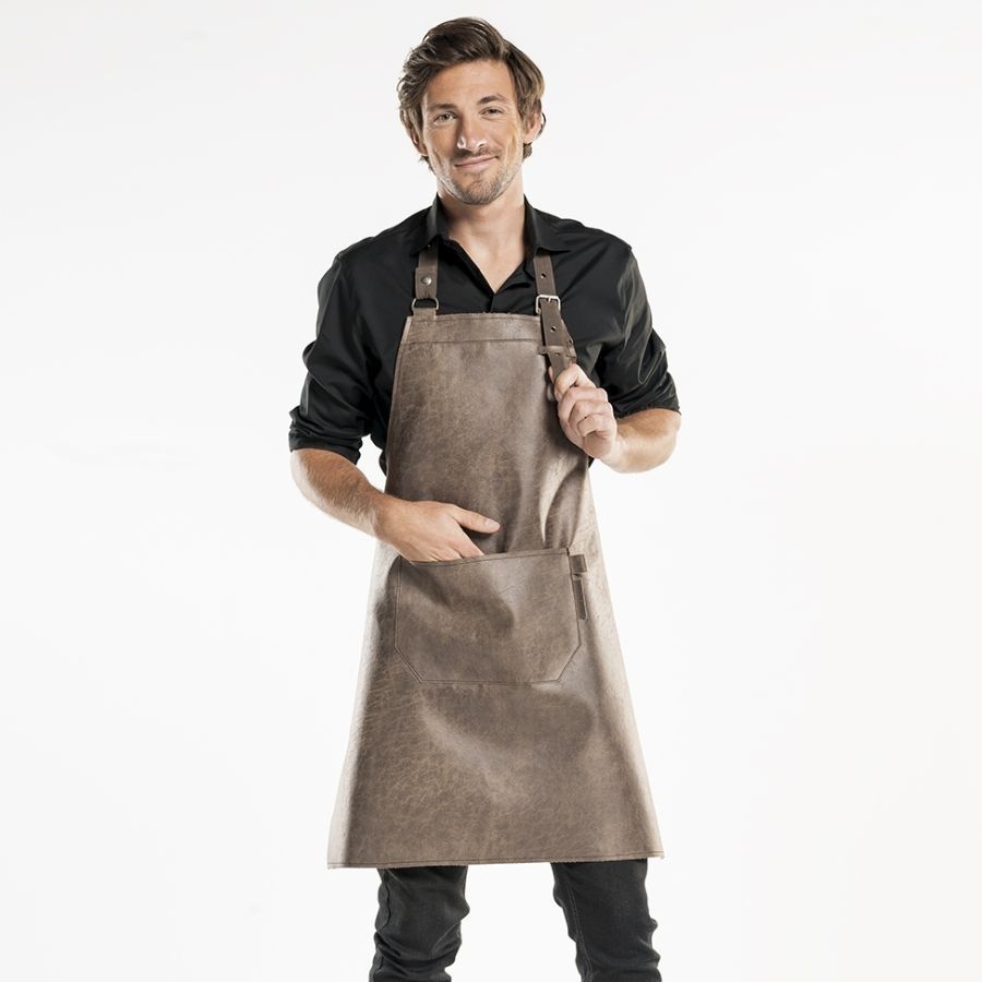 670 Chaud Devant® Latzschürze Regular Barrel Brown 670 Chaud Devant® Latzschürze Regular Barrel Brown
