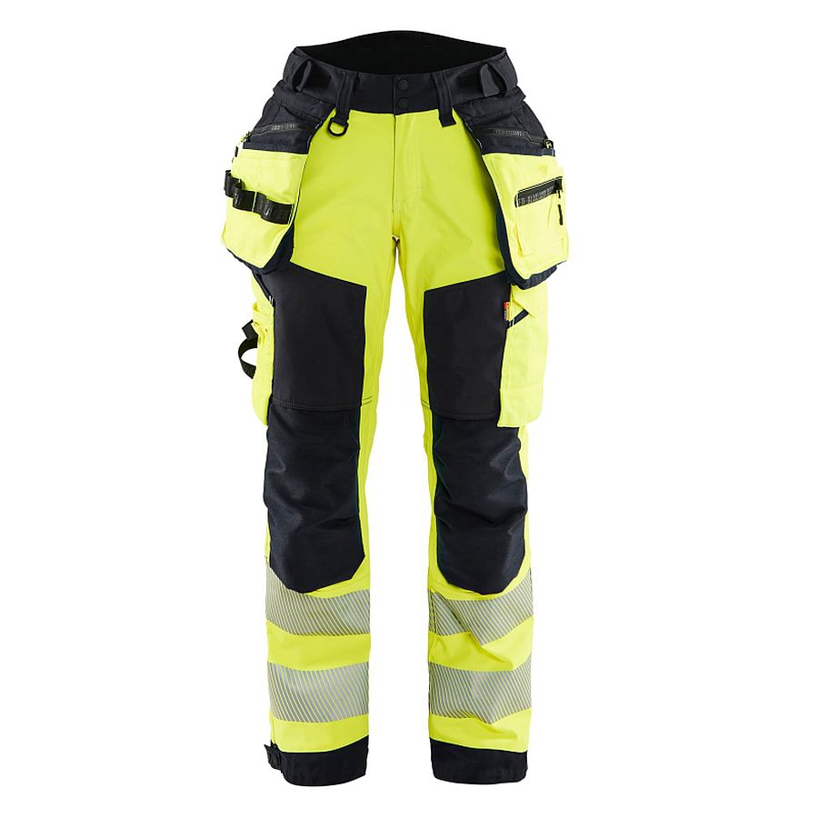 7118 Blakläder® Damen High Vis Softshellhose
