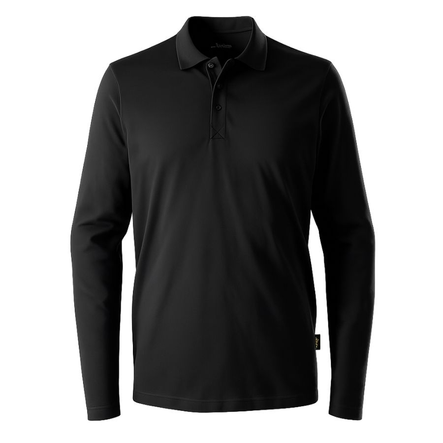 2608 Snickers Shirt langarm mit Polokragen