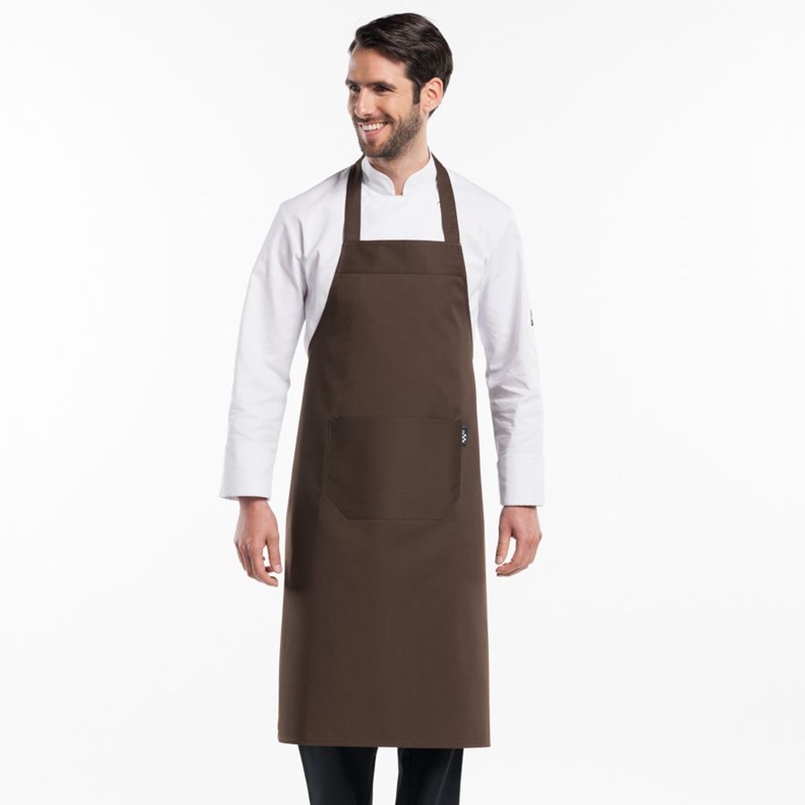 543 Chaud Devant® Latzschürze Brown 543 Chaud Devant® Latzschürze Brown
