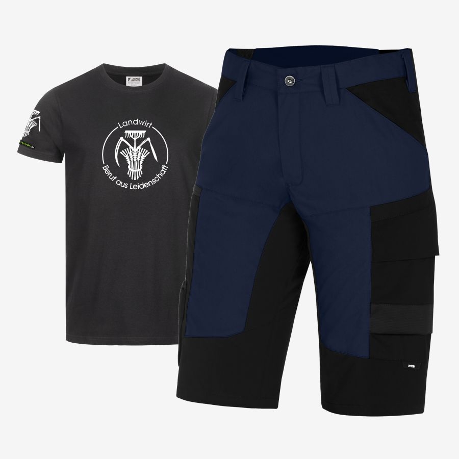123130 FHB Short Kim Stretch+Gratis Shirt Landwirt