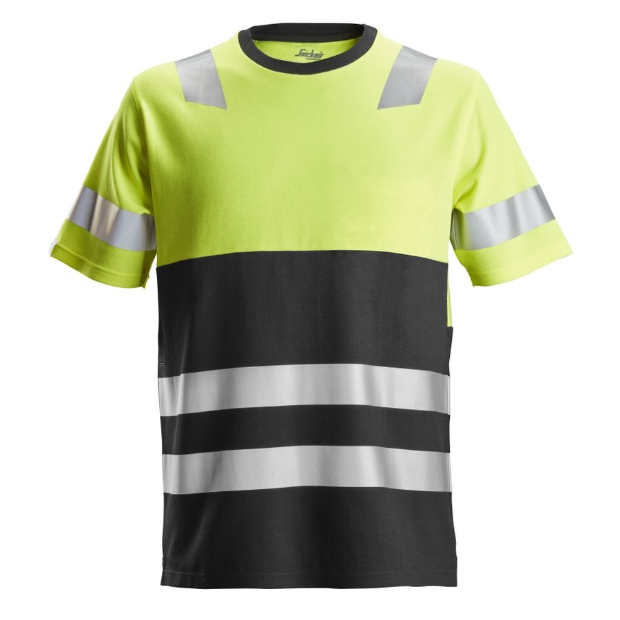 2534 Snickers Hi-Vis T-Shirt Warnschutzklasse 1