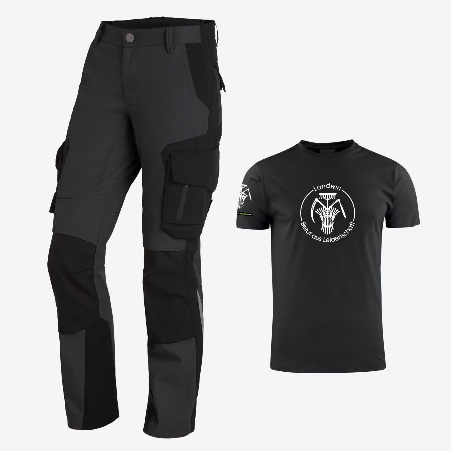 125600 FHB Damen Arbeitshose Alma+T-Shirt Landwirt