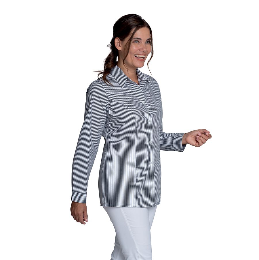 08/2445 Leiber Damenbluse 1/1 Arm gestreift 08/2445 Leiber Damenbluse 1/1 Arm gestreift