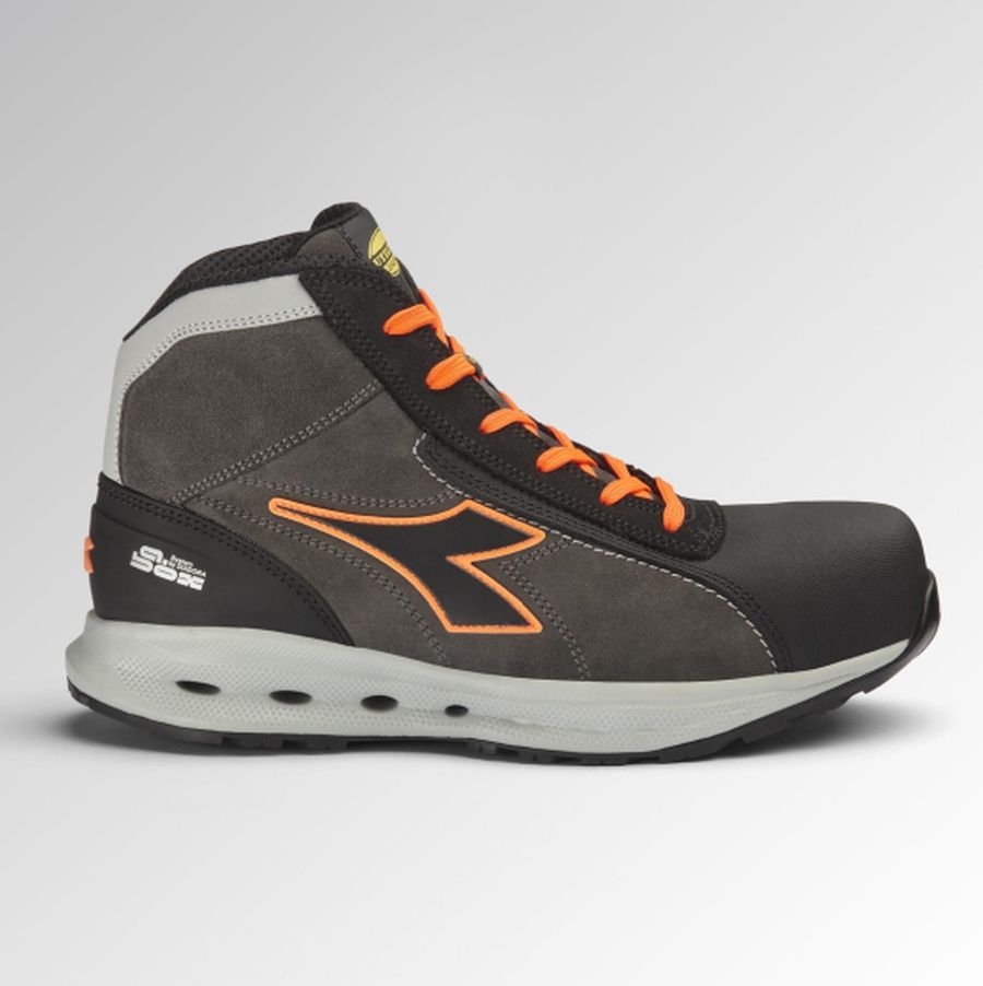 grau|orange - C8321