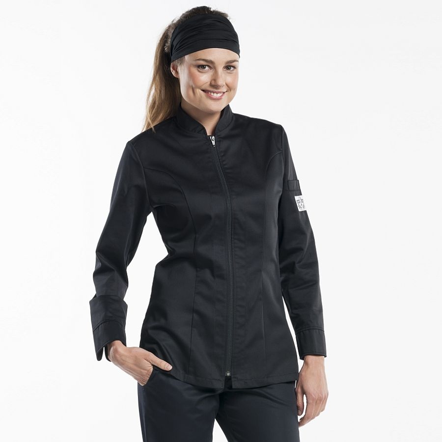 953 Chaud Devant® Kochjacke Lady Monza Black 953 Chaud Devant® Kochjacke Lady Monza Black