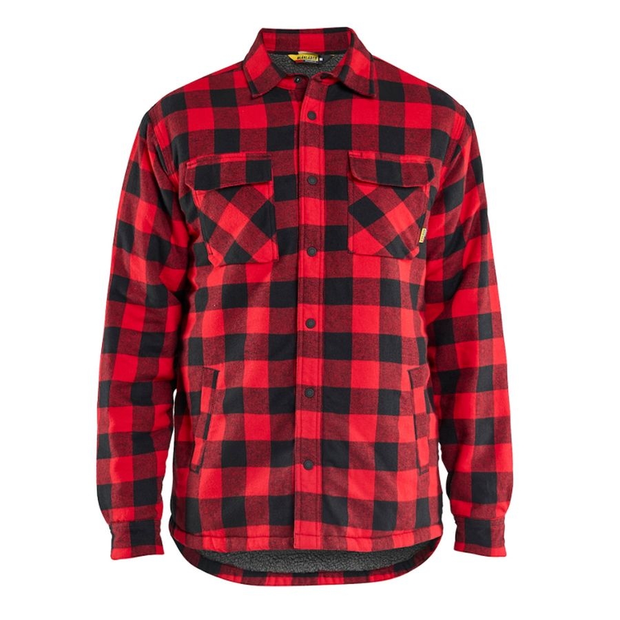 4704 Blakläder® Flanellhemd mit Pile Futter