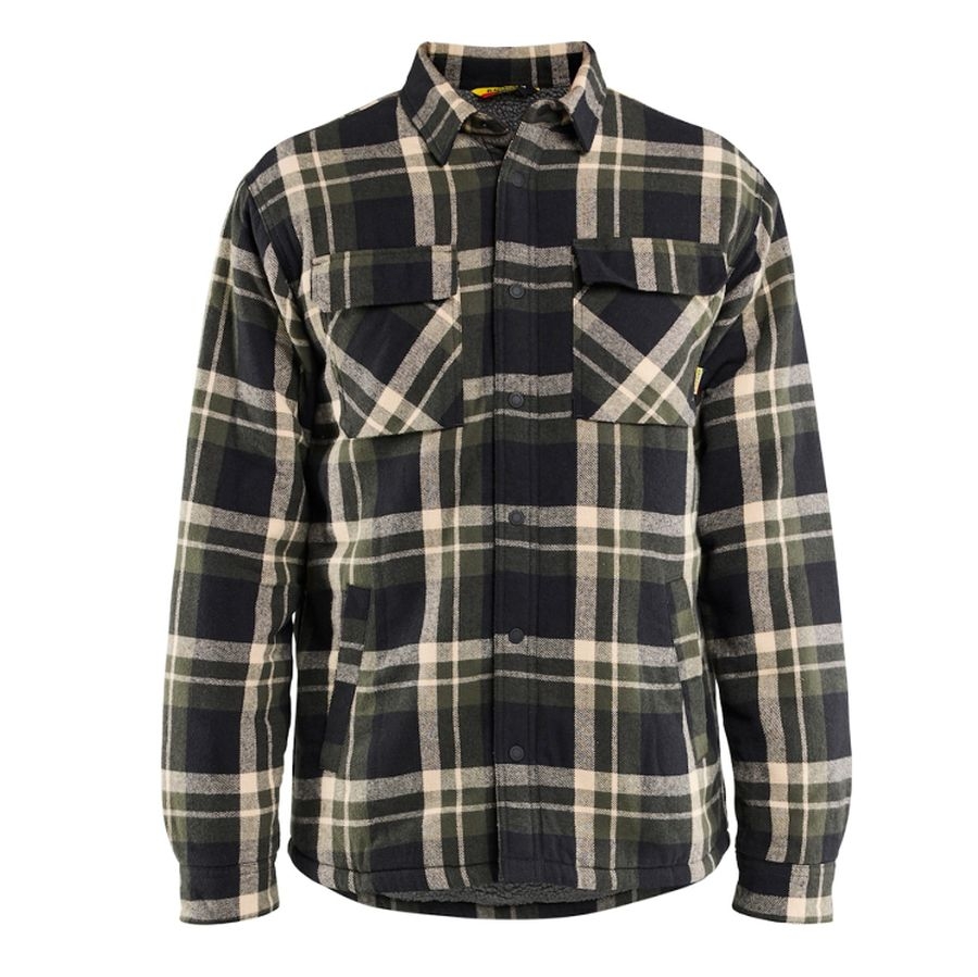4704 Blakläder® Flanellhemd mit Pile Futter