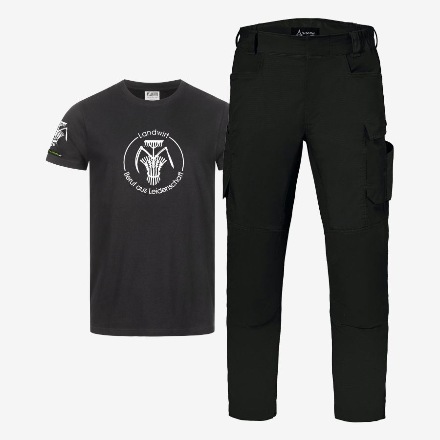 7510 Schöffel Pro Herrenhose Meistermacher+T-Shirt