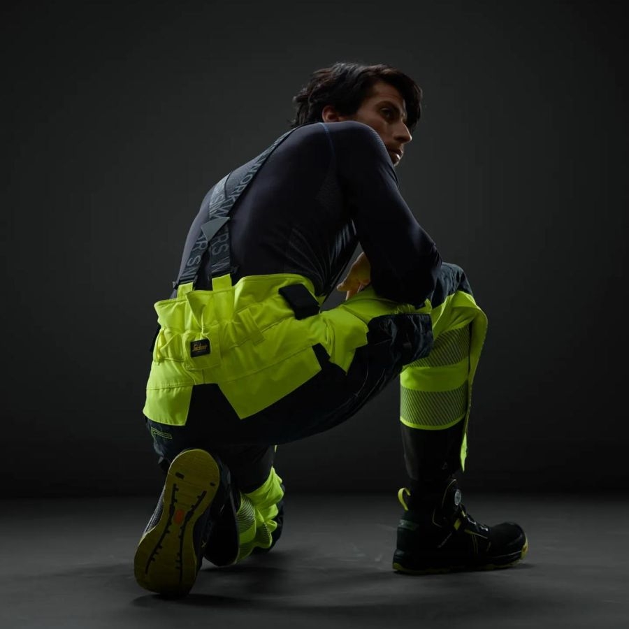 6632 Snickers Bundhose Stretch Hi-Vis Klasse 2