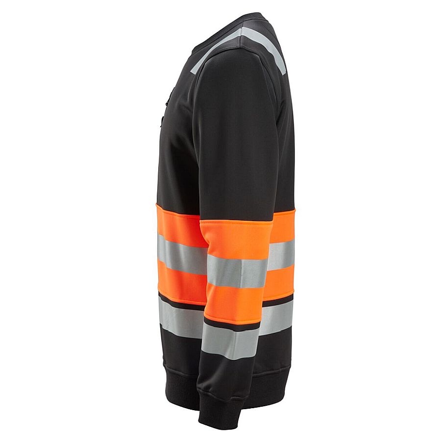 8031 Snickers Sweatshirt Warnschutz Klasse 1