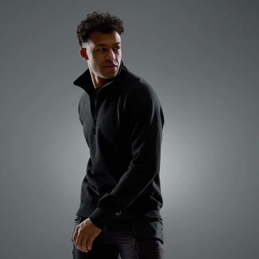 2021 Snickers Sweatshirt mit kurzem Reißverschluss