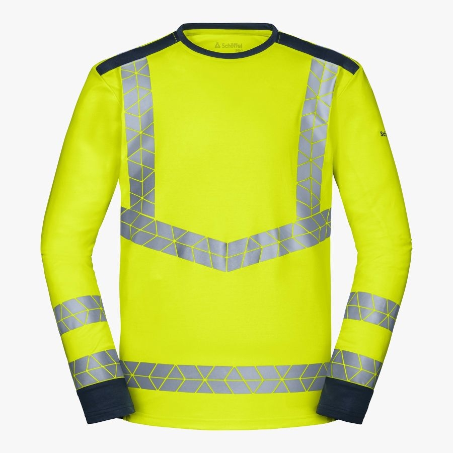 7710 Schöffel Pro High Vis Langarmshirt Warnheld