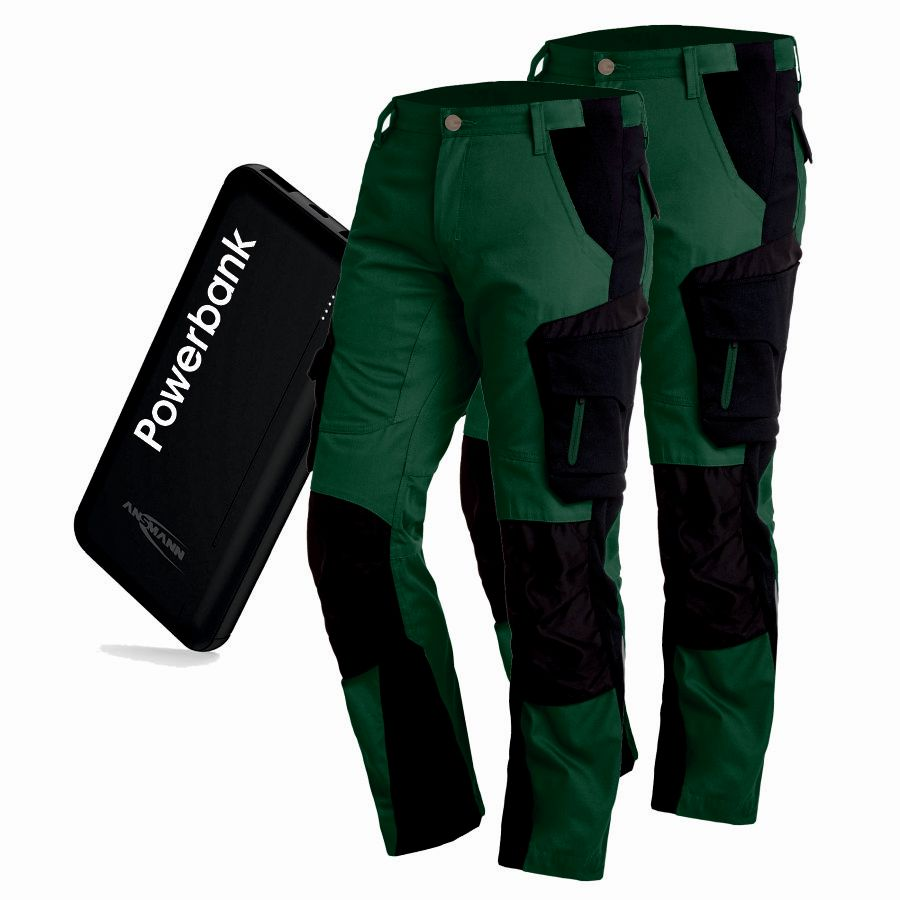 125100 FHB Arbeitshose Florian 2er Pack+Powerbank