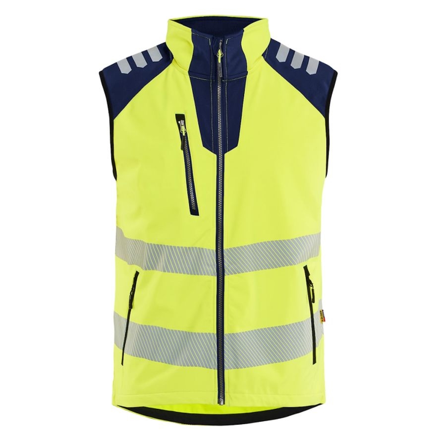 3091 Blakläder® Softshell Weste High Vis
