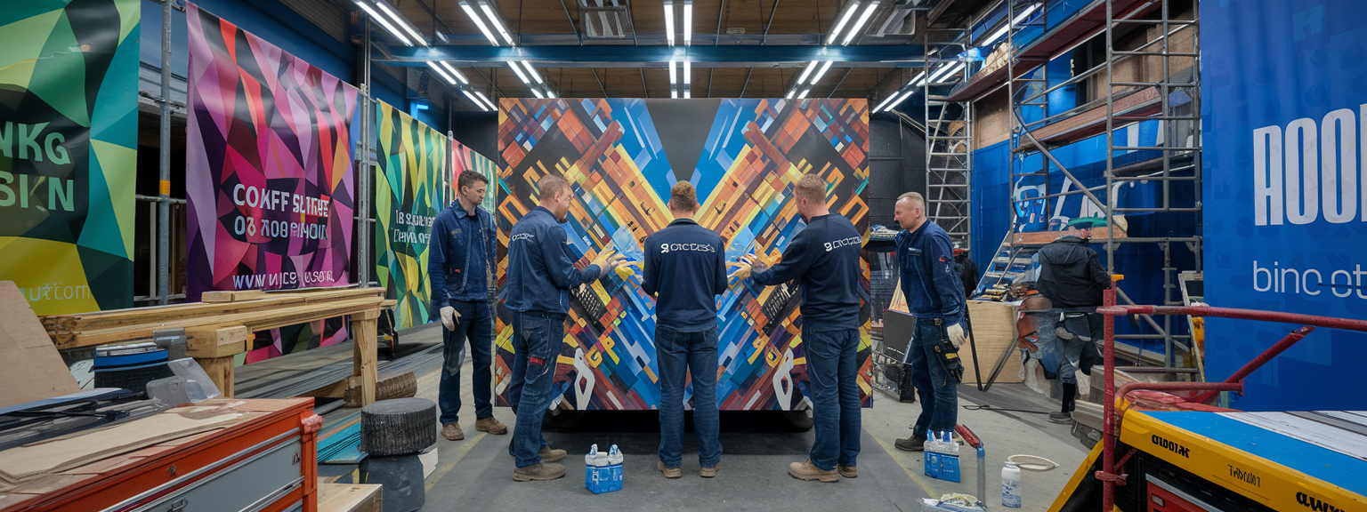 Fahrzeugfolierungen und Gerüstbanner: Wie GS Workfashion kleine Unternehmen unterstützt